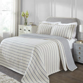 Valencia Cotton Reversible Medium Weight Matelasse Bedspread Set